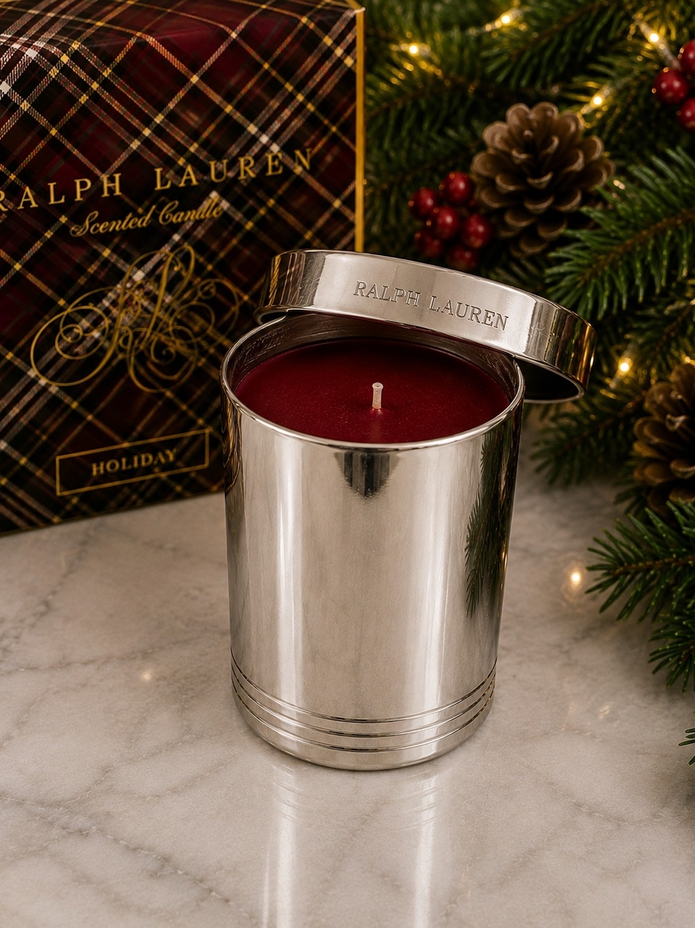 Vintage Ralph Lauren Home Holiday Scented Candle New Unused